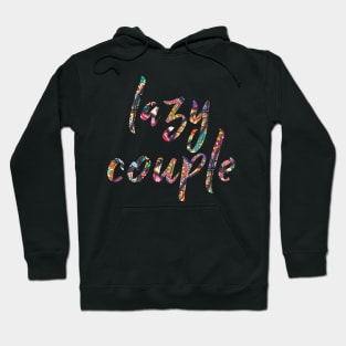 Colorful Lazy Couple Hoodie